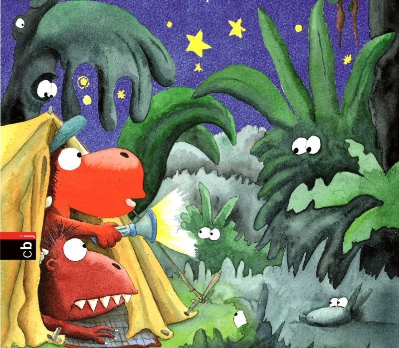 Motiv des Buchcovers mit dem kleinen Drachen Kokosnuss.