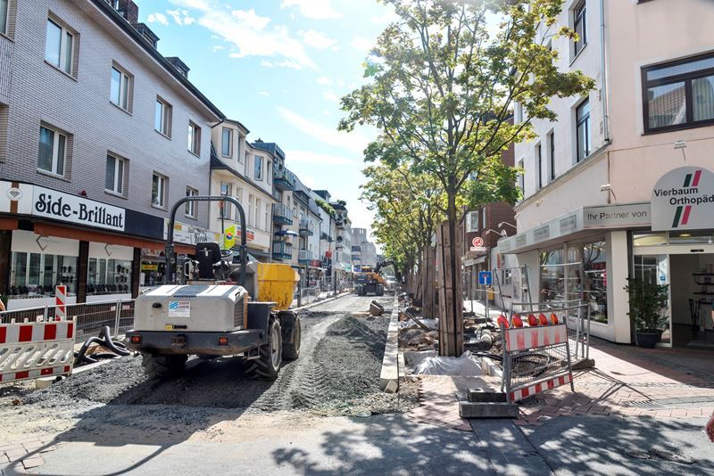 Die letzte Etappe der Modernisierung der Fußgängerzone hat begonnen.