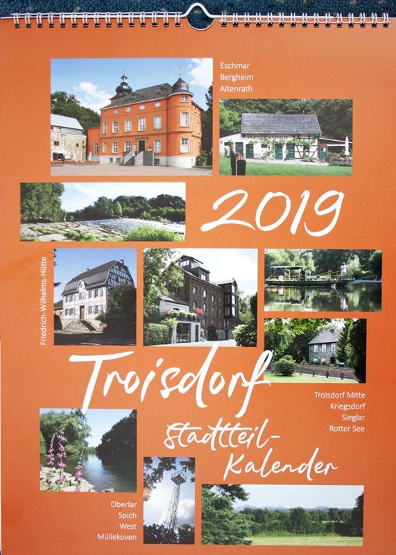 Der Troisdorfer Stadtteil-Kalender 2019.