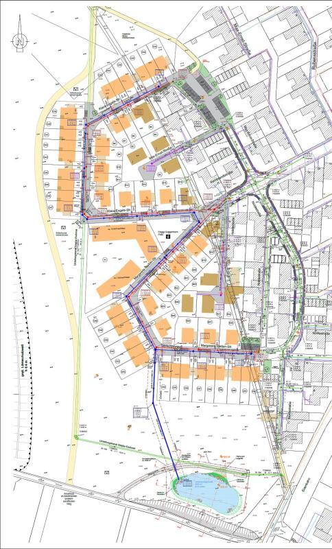 Plan für das Neubaugebiet Eschmar-West.