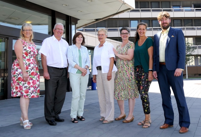 Vertreterinnen und Vertreter der Stadt und der Freiwilligen-Agentur trafen sich im Rathaus.