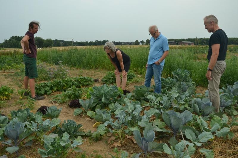 Evgeny Ivanov, Claudia Holzäpfel, Dr. Hans-Bernd Bendl und Walter Schaaf im Feld.