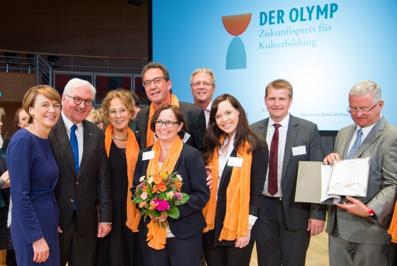 Der Bundespräsident gratulierte den vier Kommunen aus unserer Region.