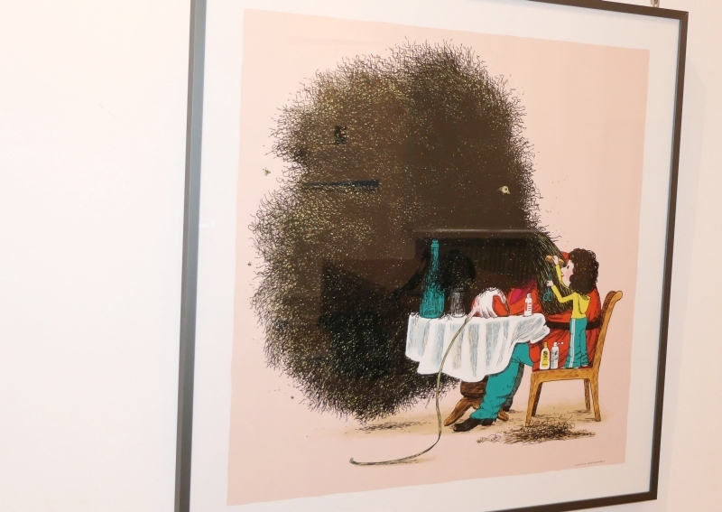 Die Haare wuchern: Illustration von Marc Boutavant 2017.