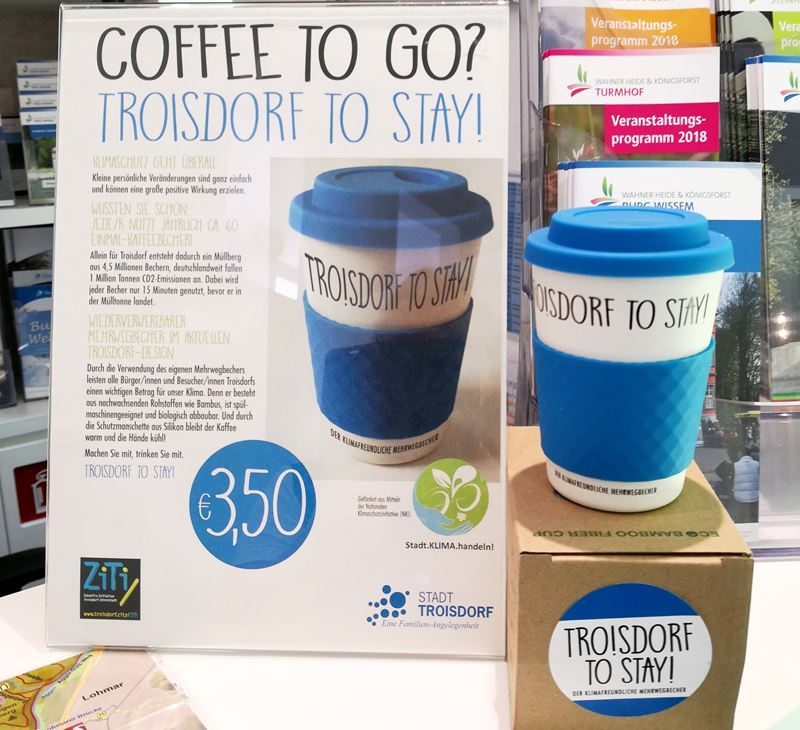 Schönes Äußeres für leckeren Inhalt: der neue Trinkbecher.