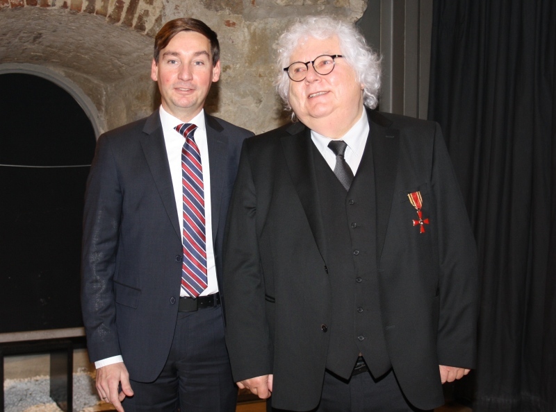 Vize-Landrat Sebastian Hartmann (links) und Jürgen Busch.