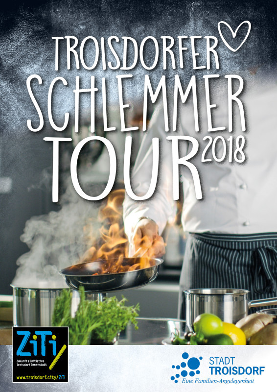 Elf Troisdorfer Gastronomen bieten Spezialitäten zur Schlemmertour an.