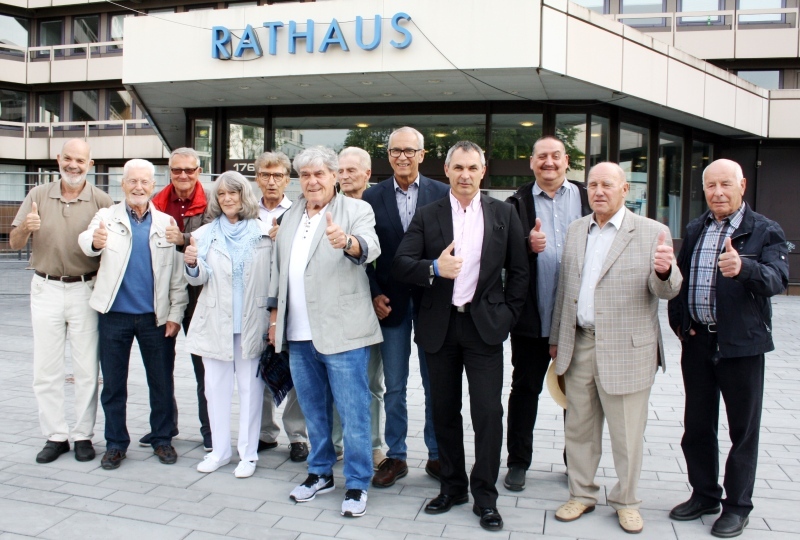 Einige der Teilnehmerinnen und Teilnehmer von Spiel ohne Grenzen 1968 trafen sich wieder.