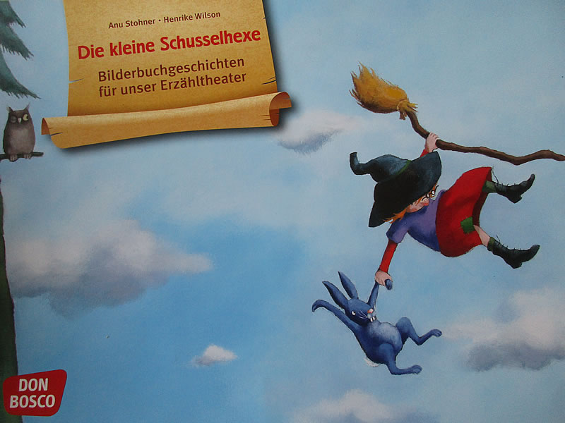 Die Schusselhexe. Buchcover aus dem Verlag Don Bosco.
