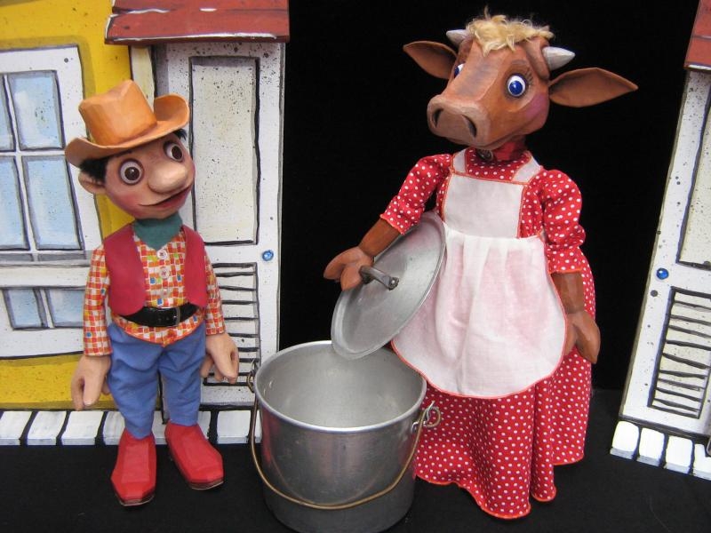 Cowboy Billy und die bayrische Kuh Kuhnigunde.