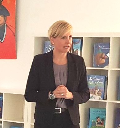 Einen interaktiven Vortrag zu starker Stimme hält Anne Weller.