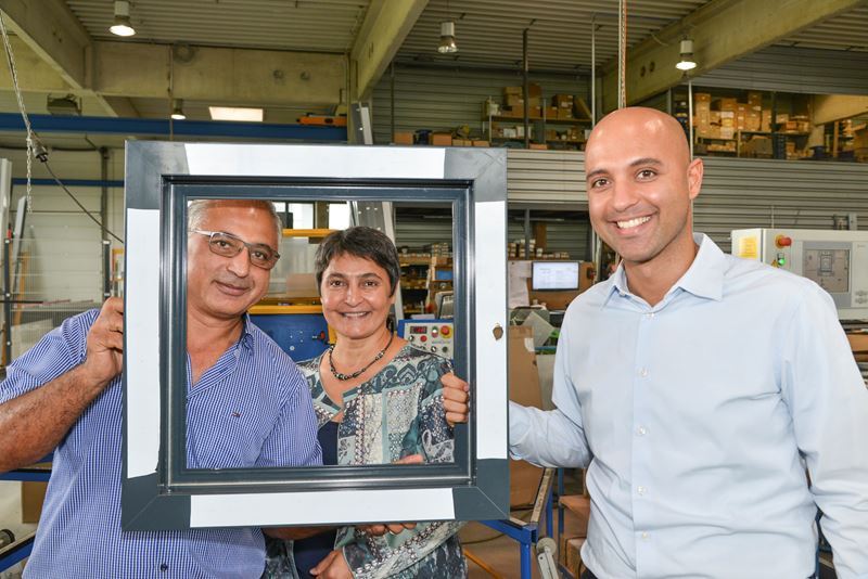 Ein Familienunternehmen aufgebaut: v.l. Nurali, Melek und Sohn Deniz Keskin.