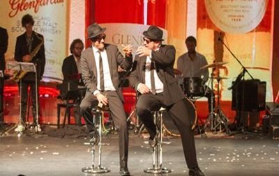 Szene der Blues-Brothers-Show.