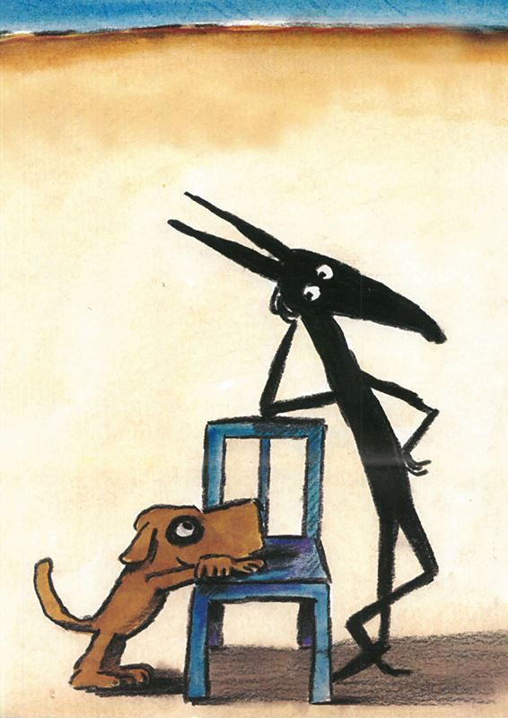 Illustration zum Theaterstück für Kinder.