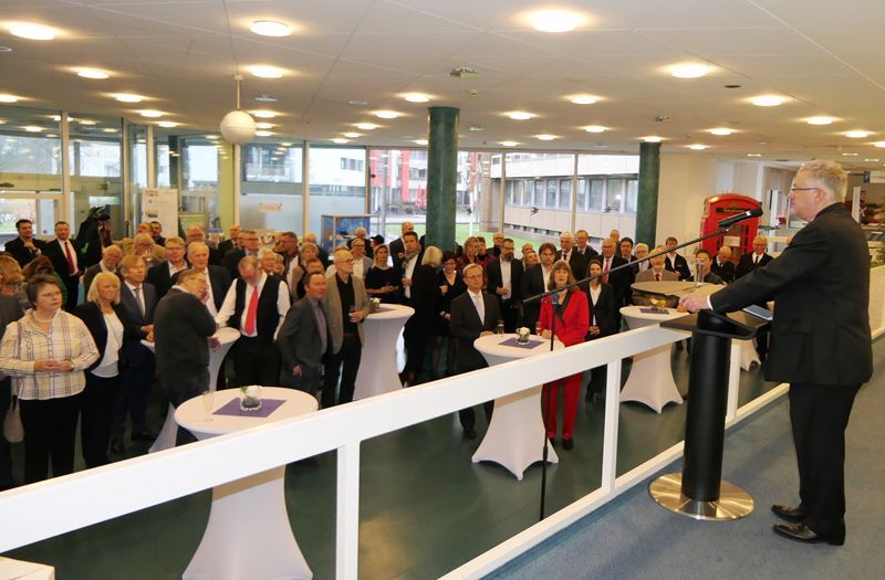 Bürgermeister Klaus-Werner Jablonski begrüßte 200 Gäste im Rathaus.