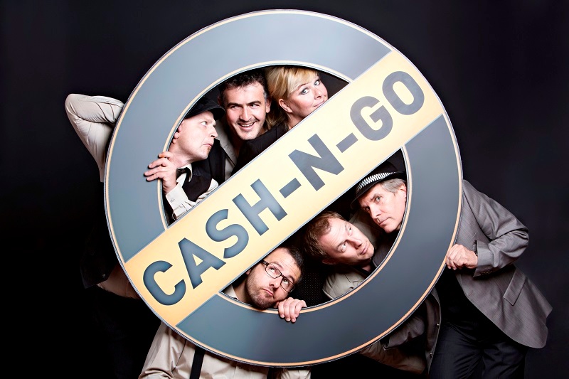 Das A-cappella-Ensemble CASH-N-GO aus Augsburg.