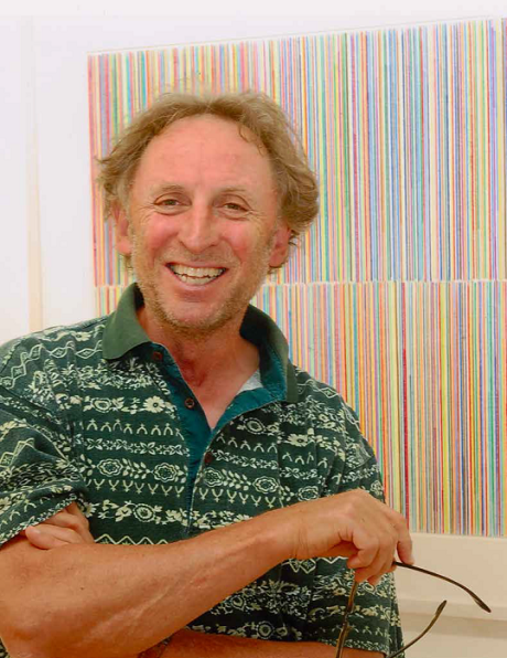 Künstler Karl Theo Stammer war Schüler von Heinrich Küpper und zeigt eigene Werke.