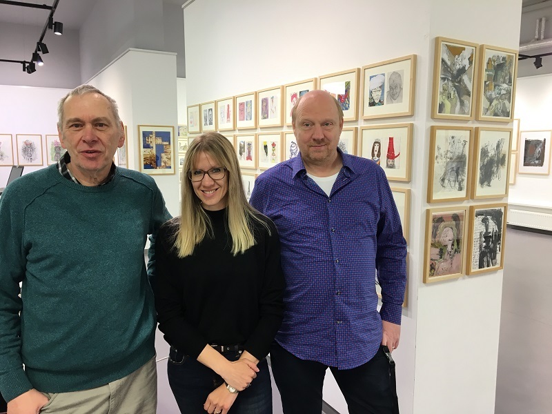 v.li.: Peter Kerschgens, Natascha Jacob, Frank Baquet