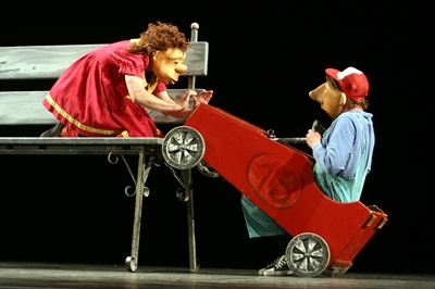 Habbe und Meik in Aktion.