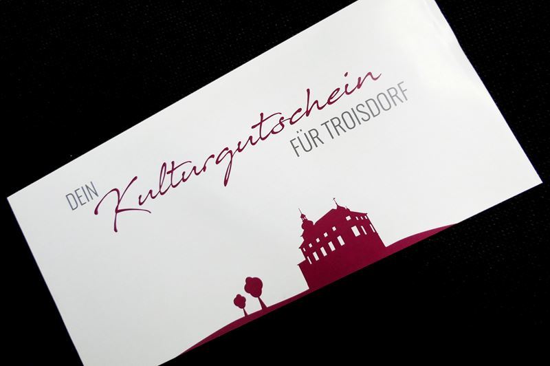 Der Kulturgutschein, den die Stadt ausgibt.