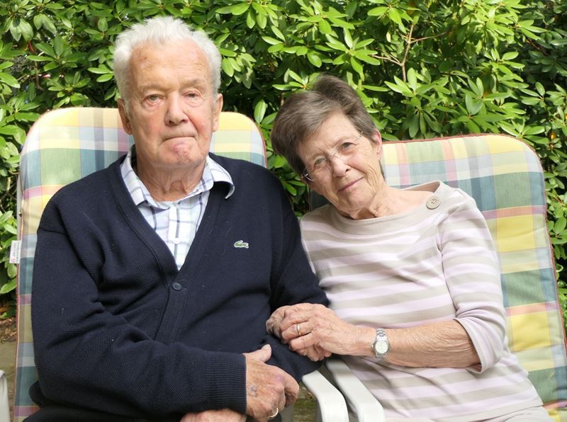 Der ehemalige Stadtdirektor Heinz-Bernward Gerhardus mit seiner Frau Marlies Nöfer im August 2019.