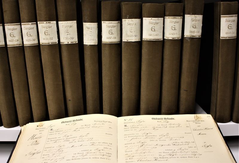 Das Geburtsregister Sieglar – analog.