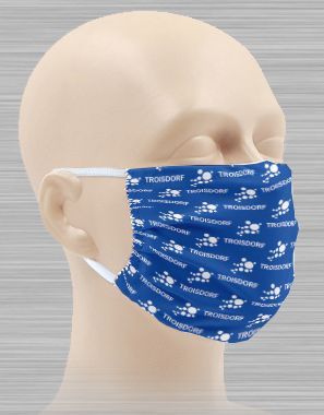 Alltagsmaske mit Troisdorf-Logo