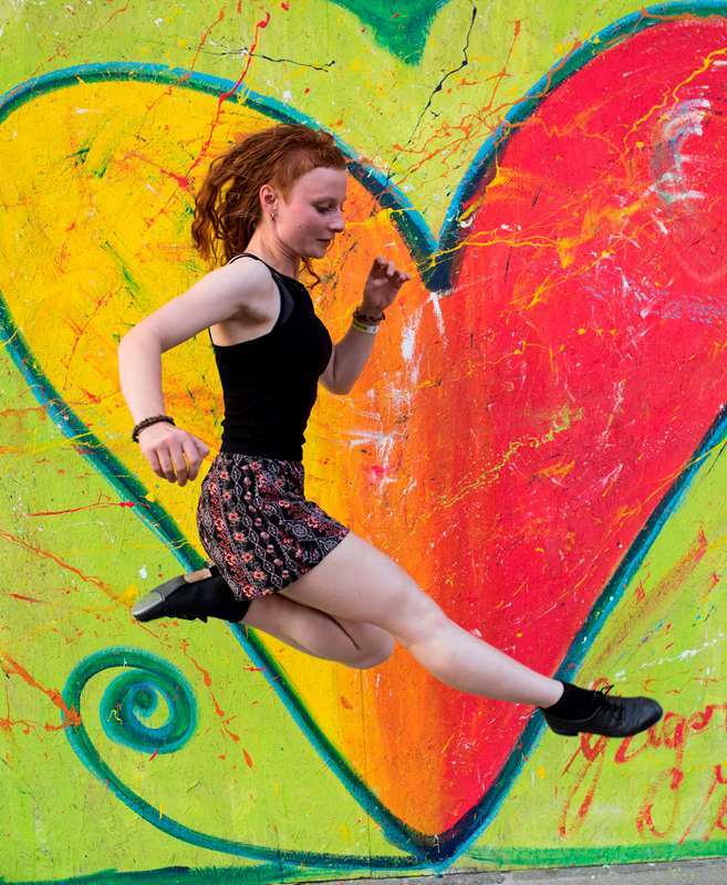 Sängerin Aneta Dortova singt irische Songs. Foto:Paolo Degan.