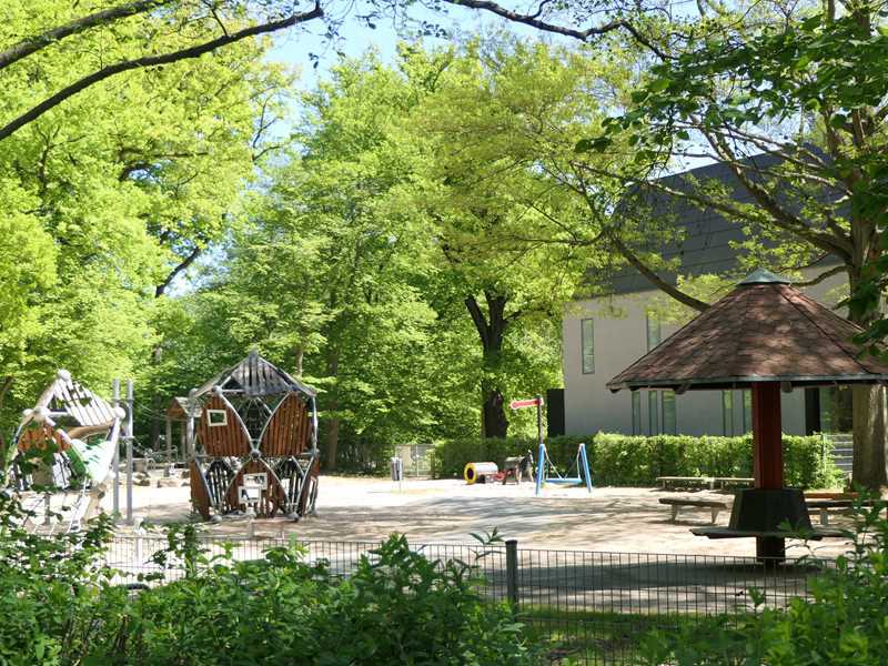 Spielplatz auf Burg Wissem.