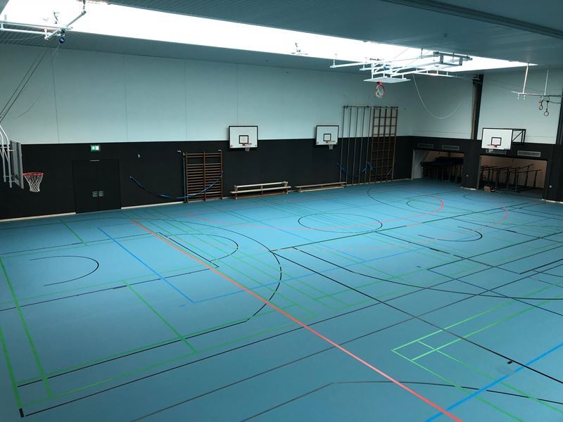 Vorerst ohne Schulsport: Sporthalle in Sieglar.