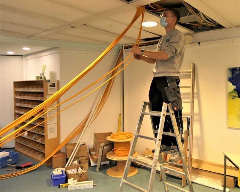 Das Bürgeramt im Rathaus ist wegen Bauarbeiten ein paar Tage lang geschlossen.