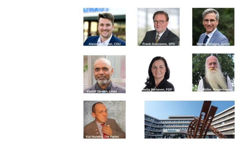 Sieben Kandidat*innen für das Bürgermeister*innen-Amt