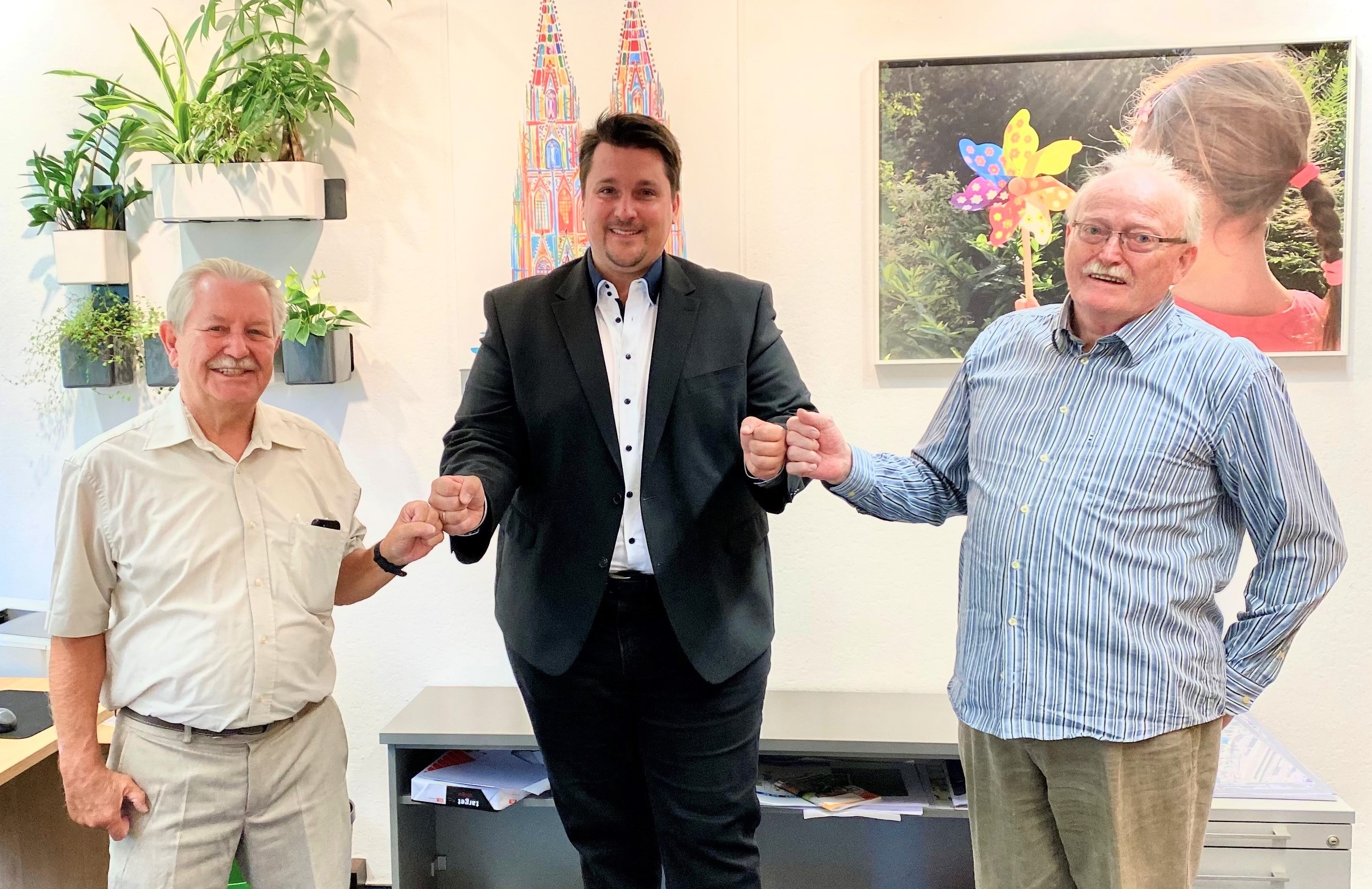 Drei für die Minigolf Meisterschaft .