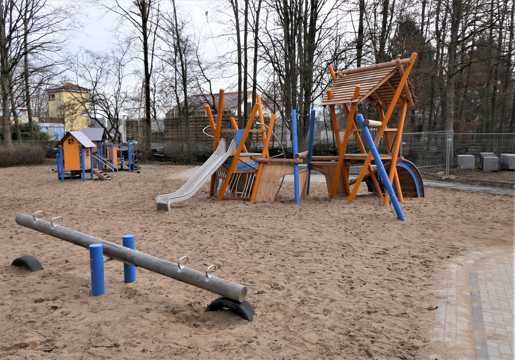 Neugestalteter Spielplatz Am Wasserwerk.