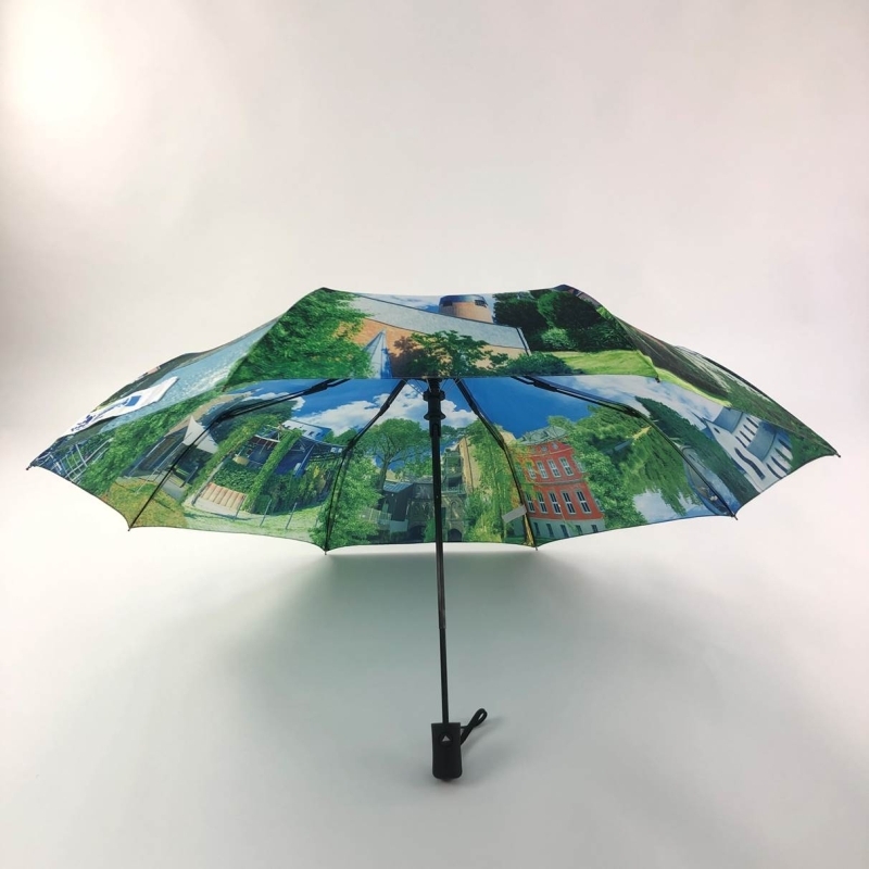 Schirm mit Troisdorf-Motiven