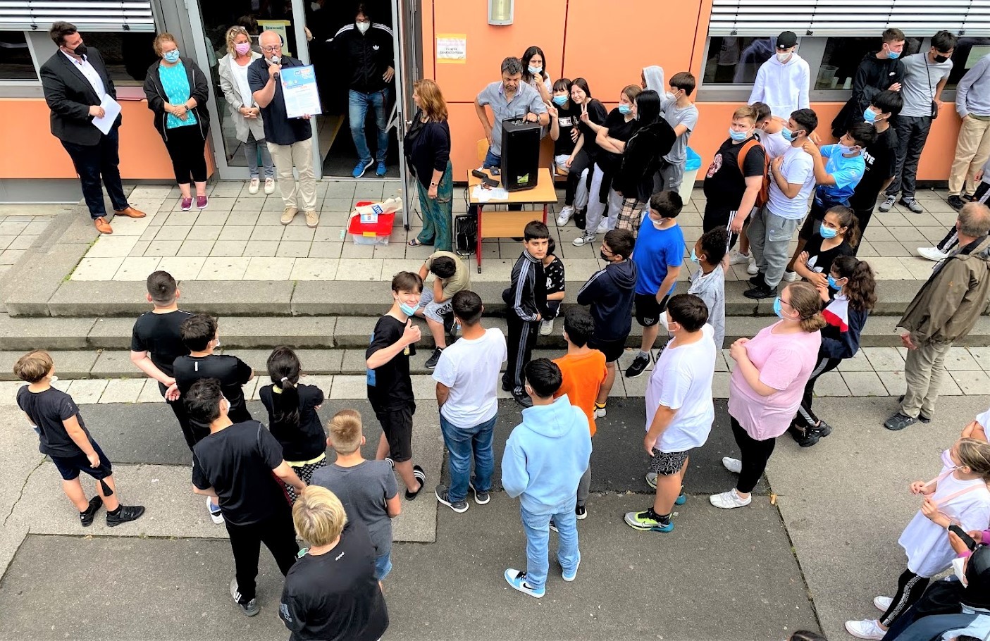 Rupert-Neudeck ist Schule Gut drauf