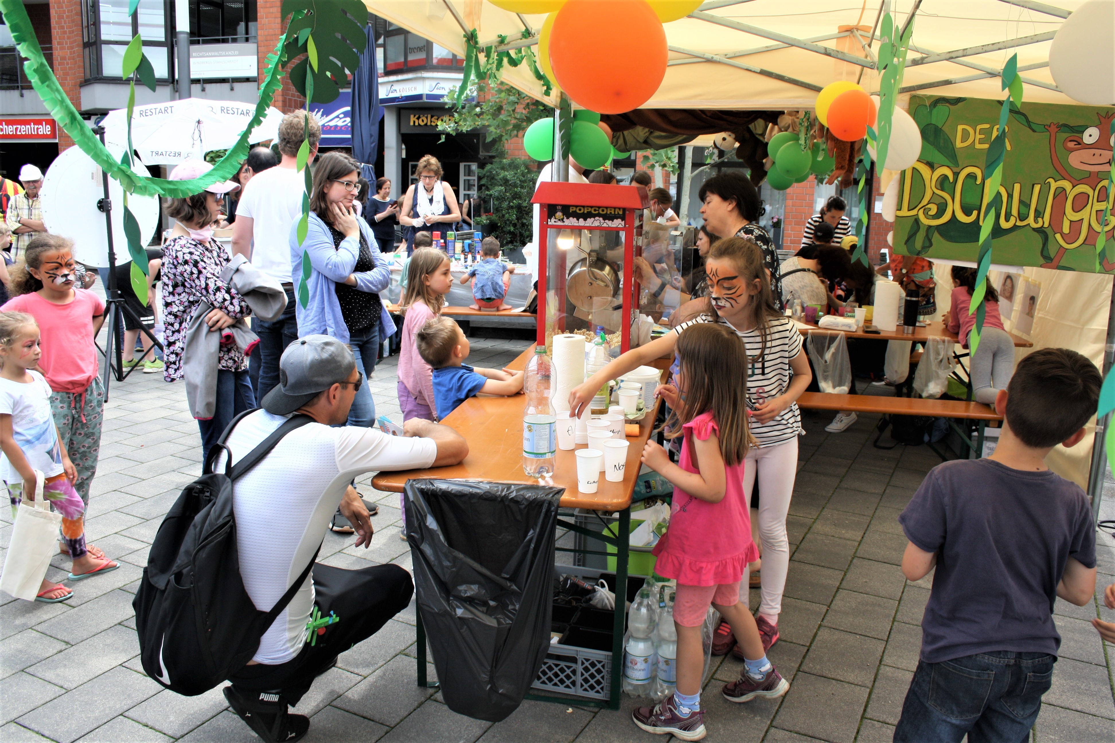 Viel Zuspruch fand das Sommerferienprogramm in der Fußgängerzone