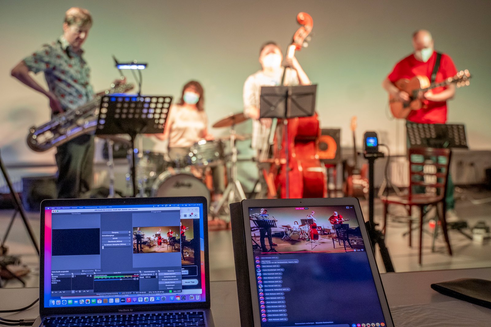 Jazzsession online aus dem Kunsthaus Troisdorf