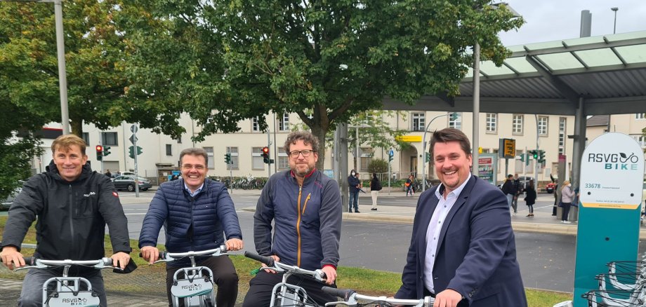 Neue E-Bike Station am Busbahnhof.