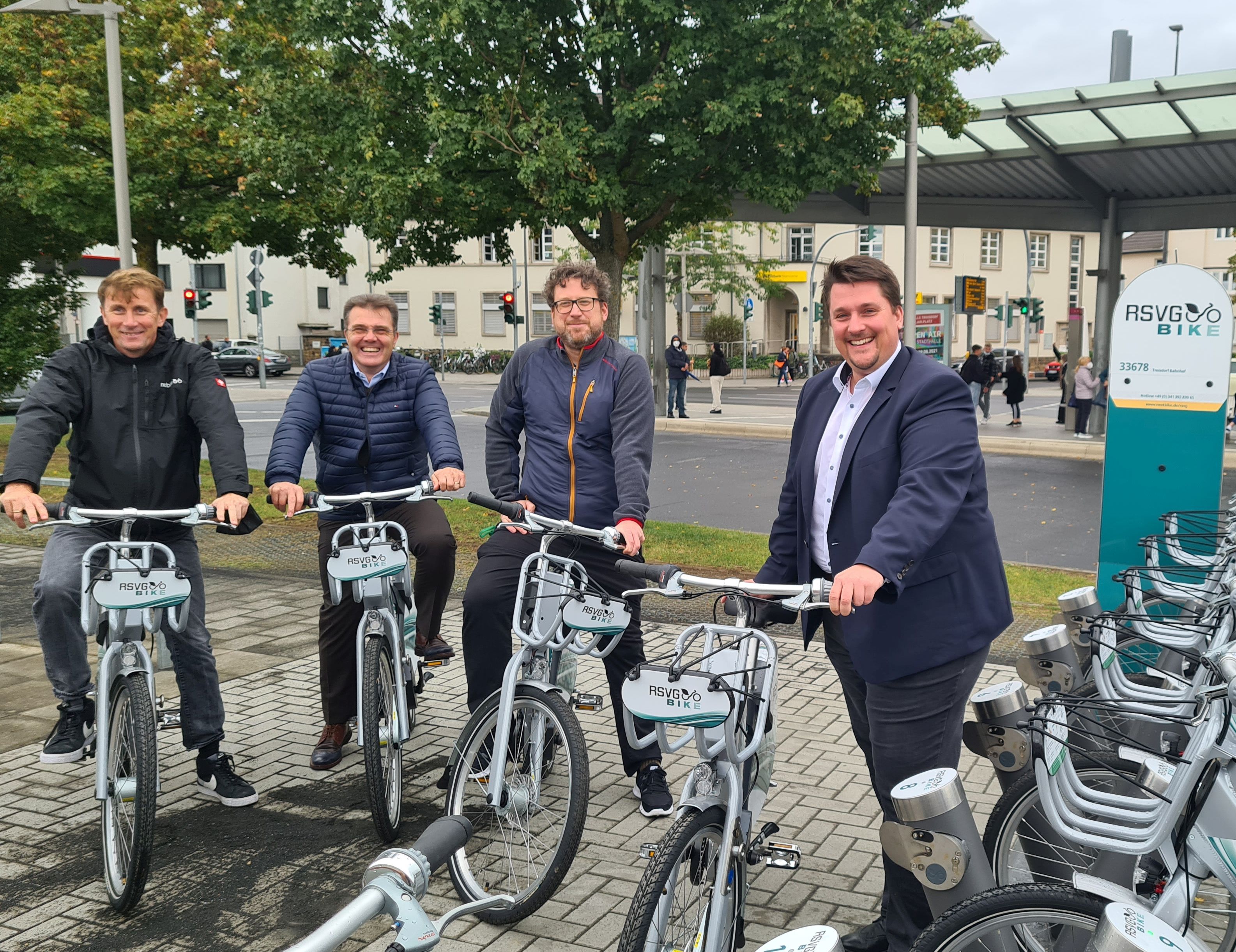 Neue E-Bike Station am Busbahnhof.