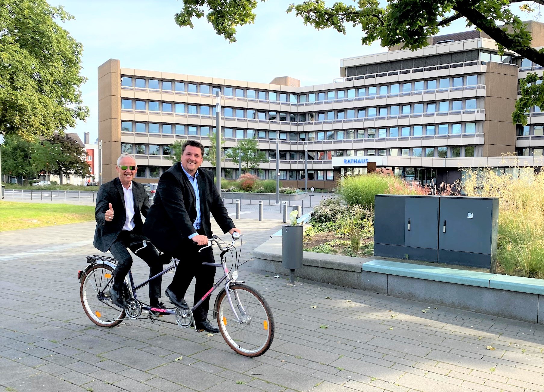 Stadtradeln Tandem Biber Schaaf