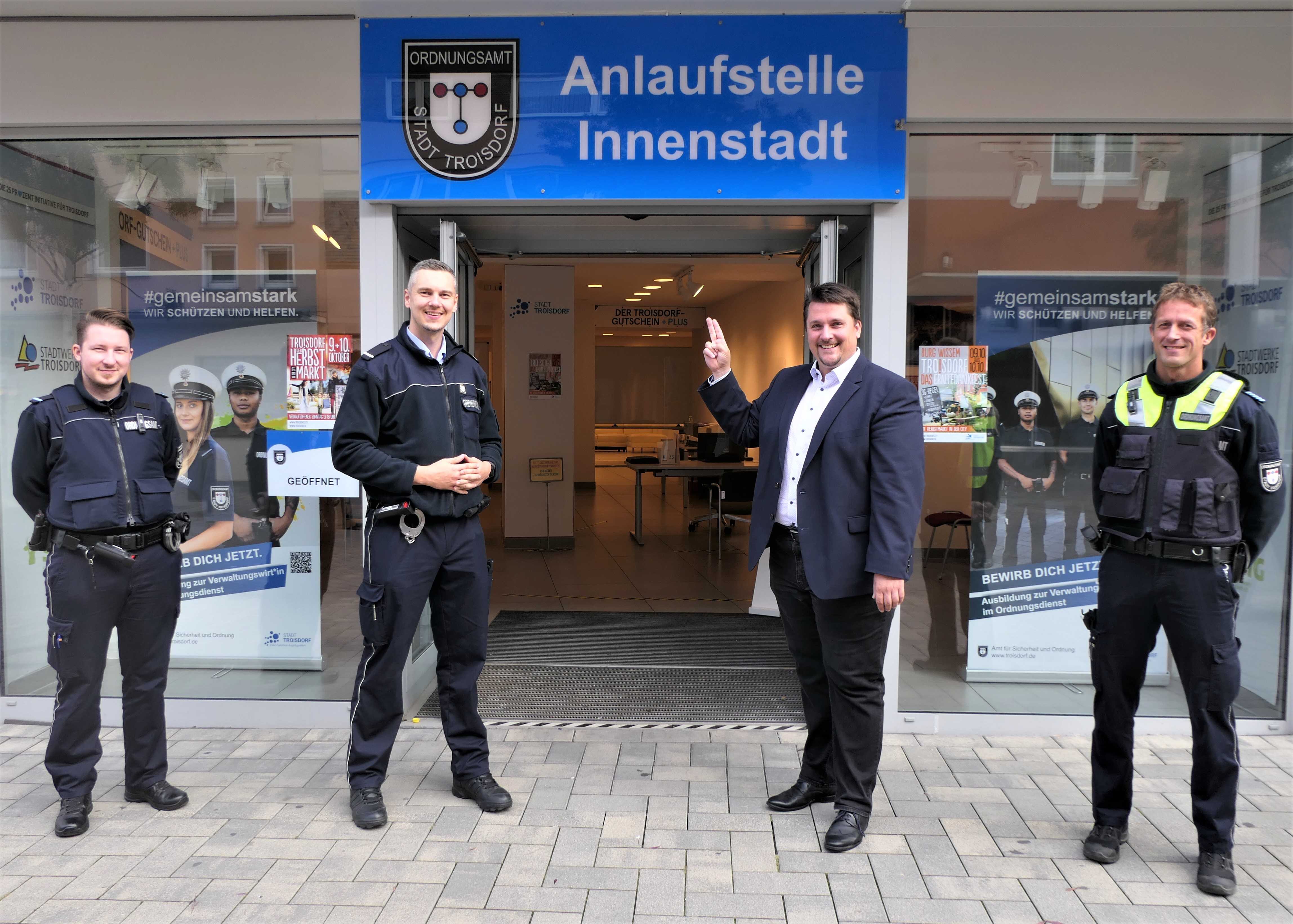 Anlaufstelle des Ordnungsamtes auf der Kölner Straße. 