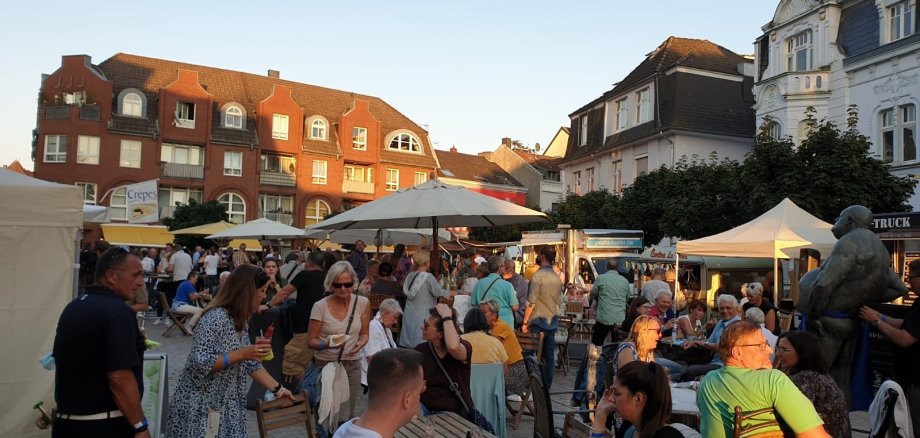 Abendmarkt im September 2021