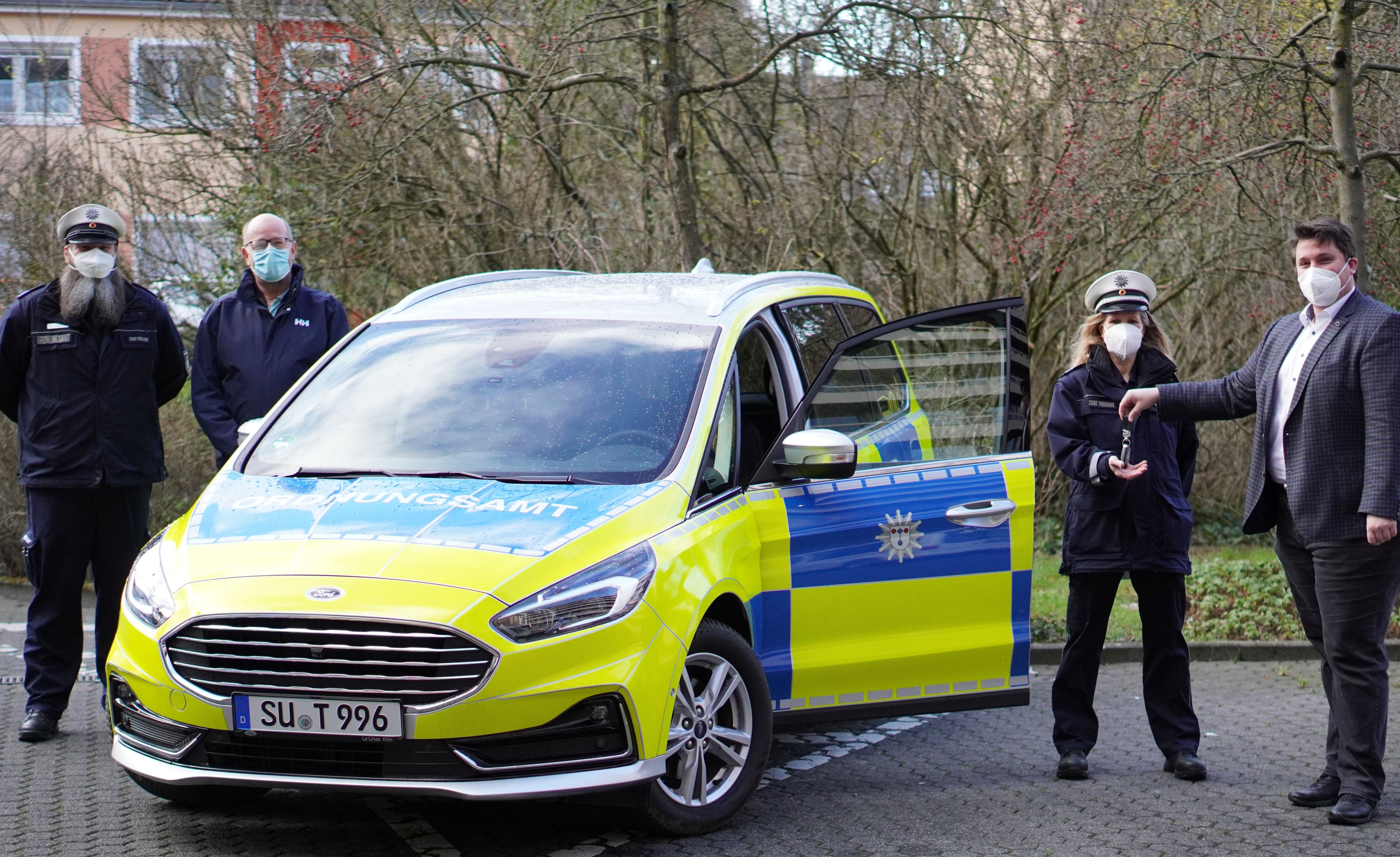 Herr Kolatte, Herr Wende, Frau Almon und Herr Biber.