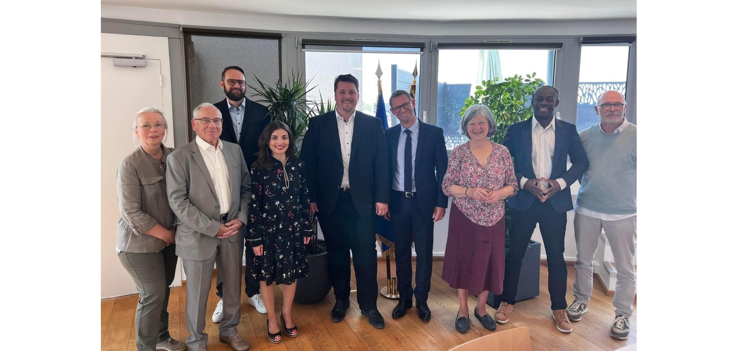 Bürgermeister Biber besucht die französische Partnerstadt Evry | Stadt ...