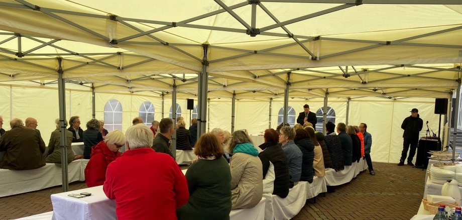 Klimafrühstück mit Bürgermeister Alexander Biber.