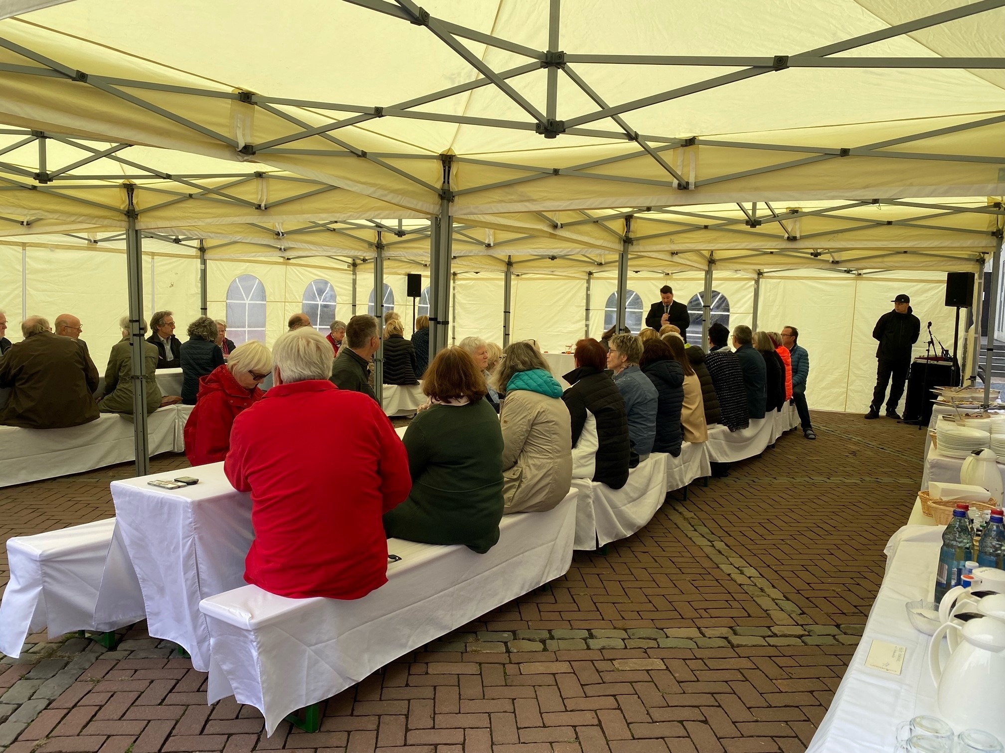 Klimafrühstück mit Bürgermeister Alexander Biber.