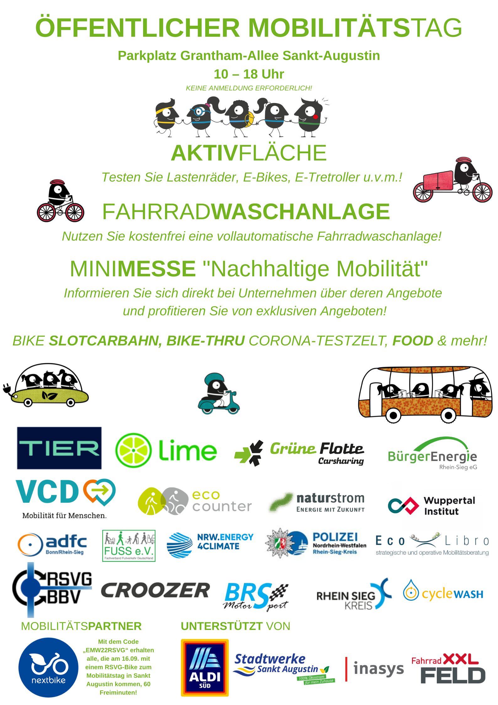 Plakat für Europäische Mobilitätswoche