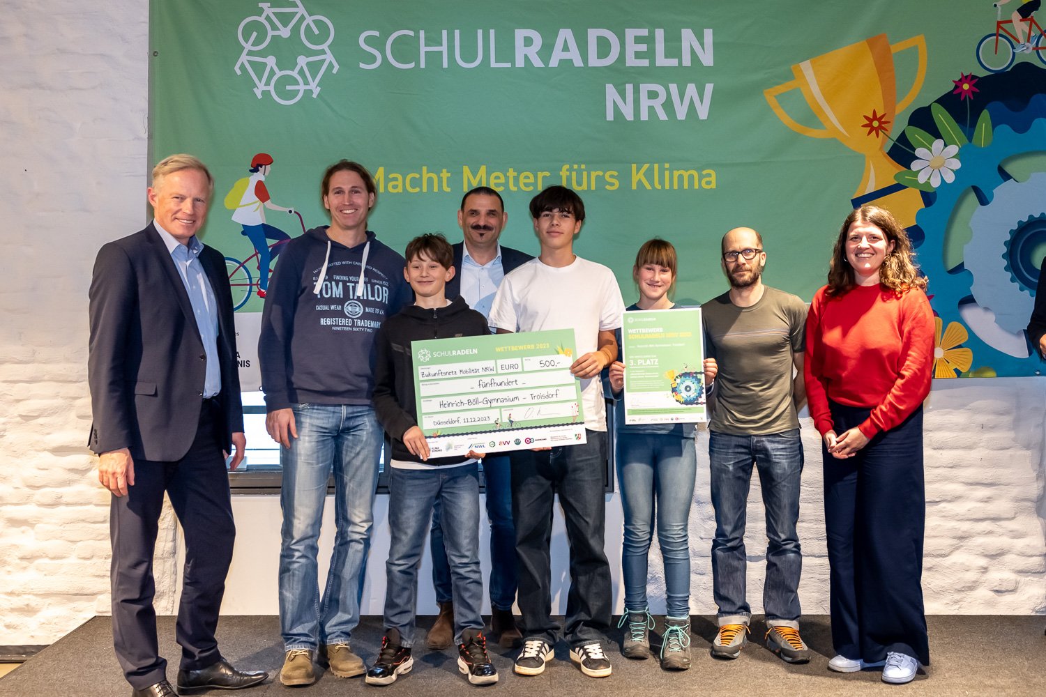 Preisverleihung Schulradeln NRW 2023
am 11.12.2023 im Deutschen Sport-und Olympiamuseum Köln ©Smilla Dankert
