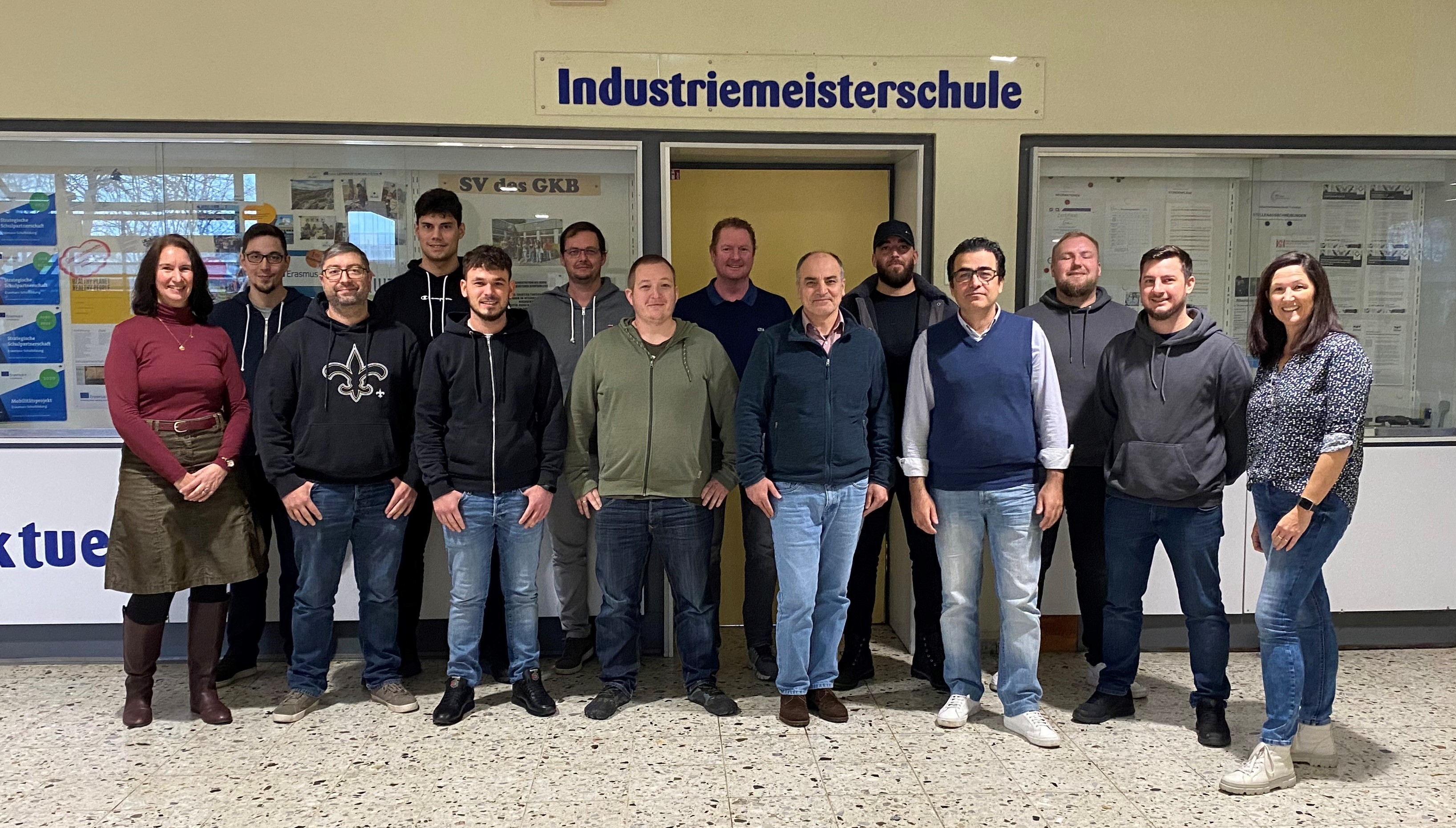 Teilnehmer*innen des Industriemeister-Teilzeitlehrgangs